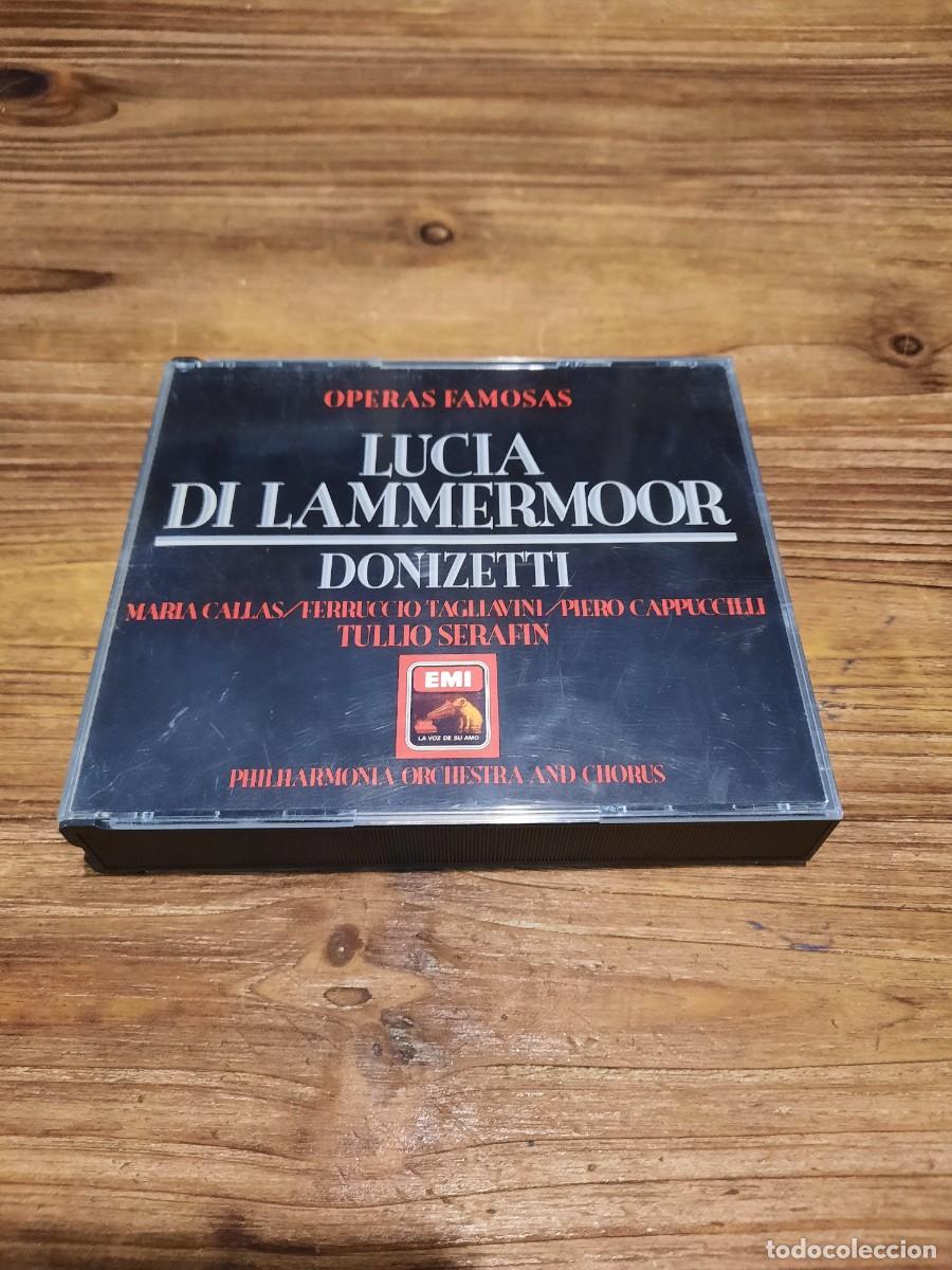 CDs de M&uacute;sica: CD MUSICA DONIZETTI - CALLAS, TAGLIAVINI, CAPPUCCILLI, SERAFIN: LUCIA DI LAMMERMOOR