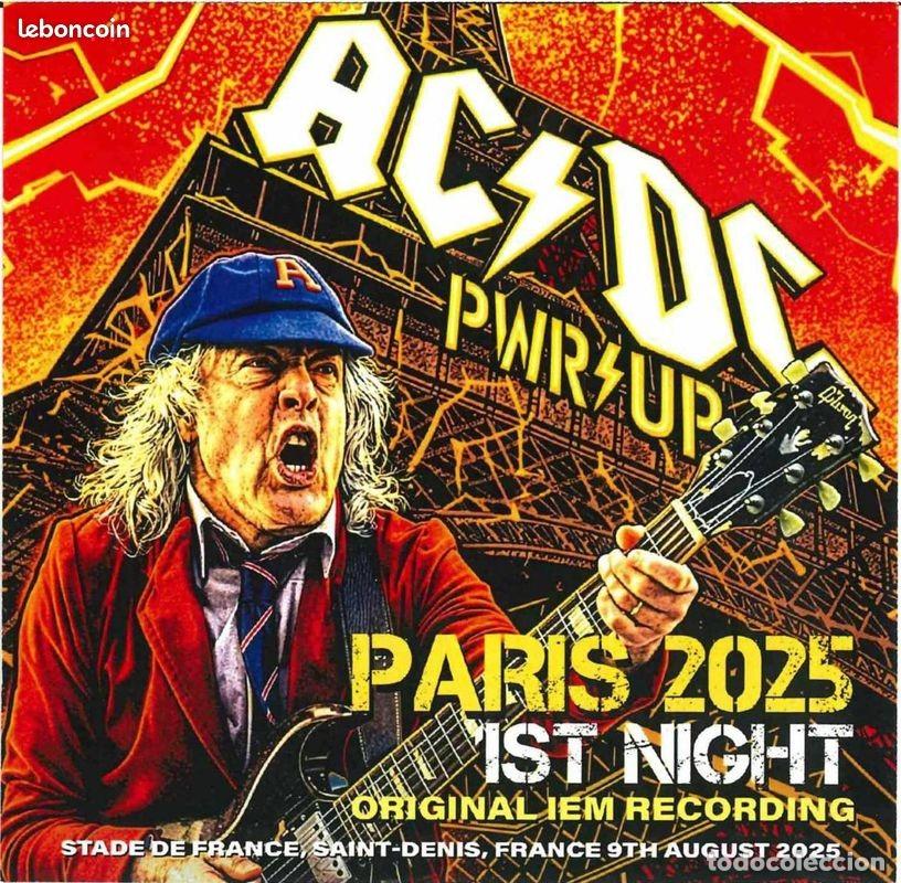 CDs de M&uacute;sica: 2 CD's - AC/DC - Live in Paris 2025