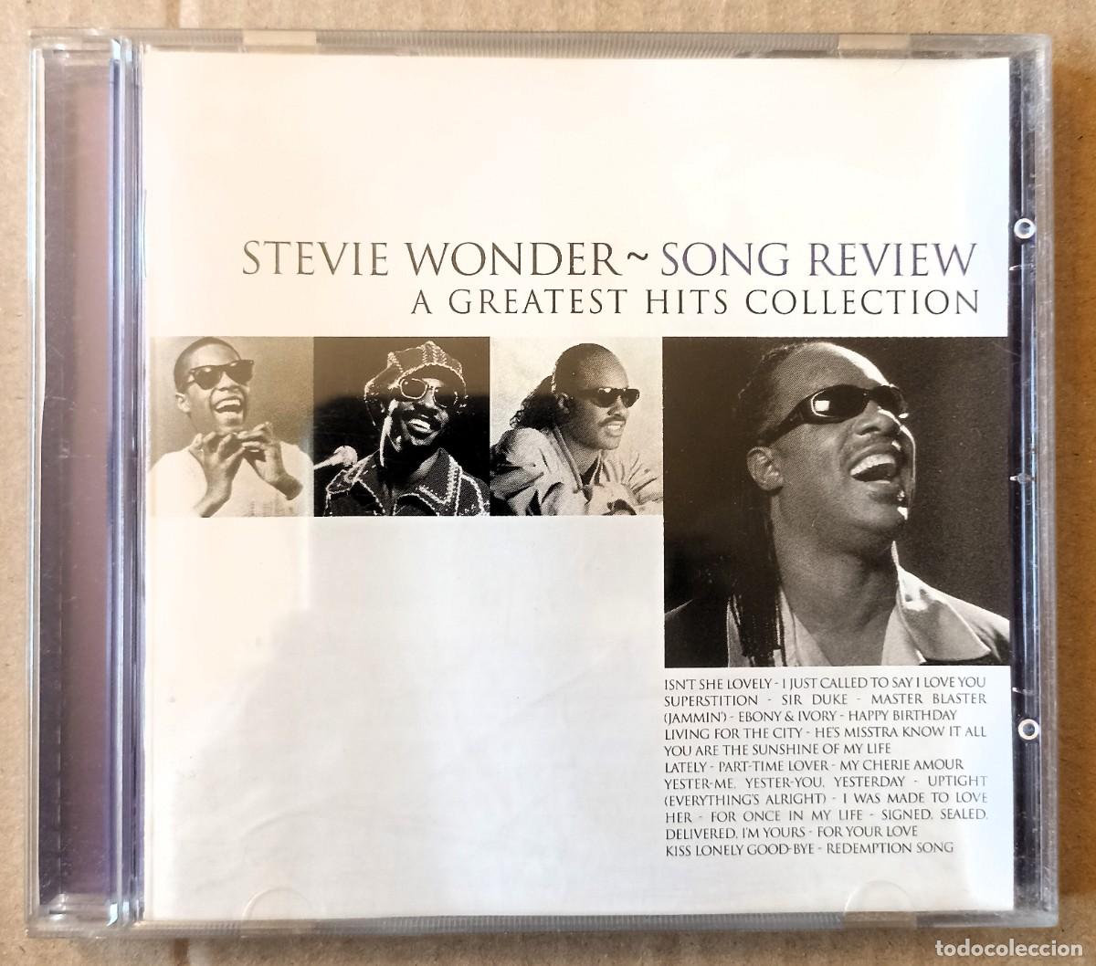 CDs de M&uacute;sica: Stevie Wonder &ndash; Song Review (A Greatest Hits Collection) CD NM