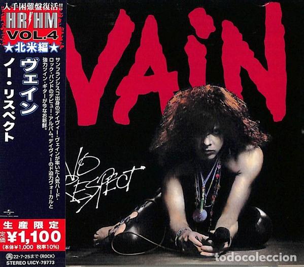 CDs de M&uacute;sica: VAIN (No respect) JAPAN EDITION CD