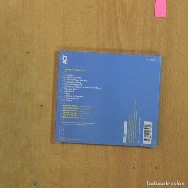 CDs de m&uacute;sica: CARSTEN DAERR & DANIEL ERDMANN - BERLIN CALLING - CD - Foto 2