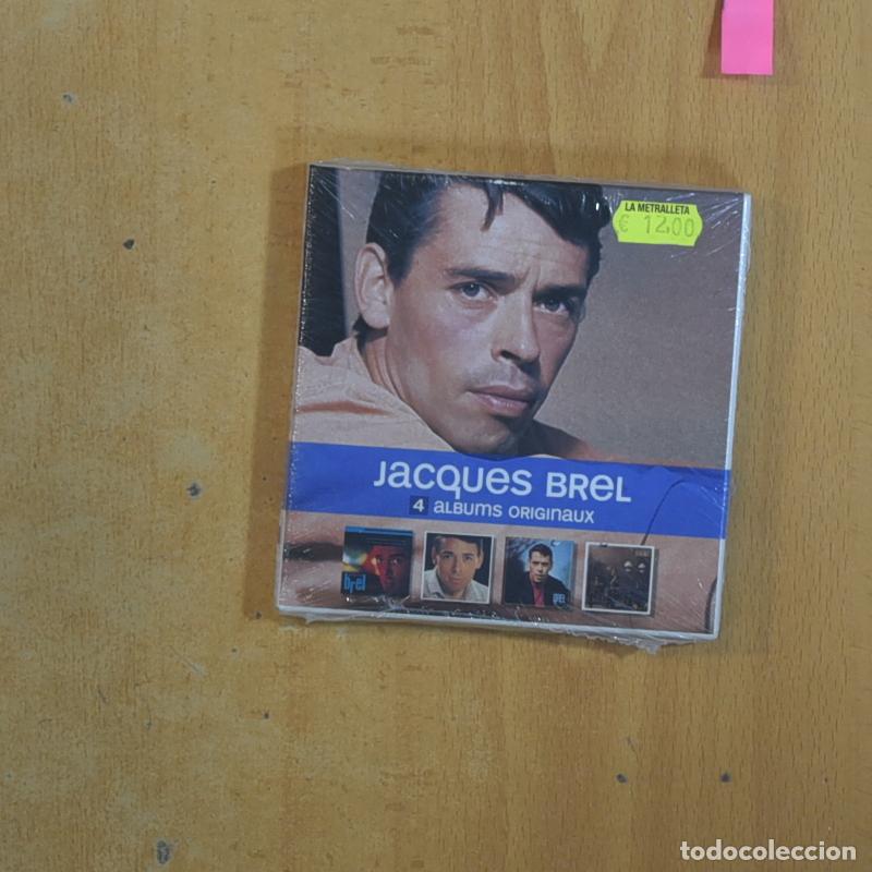 CDs de M&uacute;sica: JACQUES BREL - 4 ALBUMS ORIGINAUX - CD