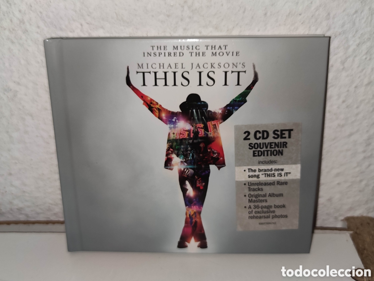 CD de M&uacute;sica: 2 Cd - Michael Jackson &ndash; This Is It - 2 Cd set souvenir Edition - Digipack