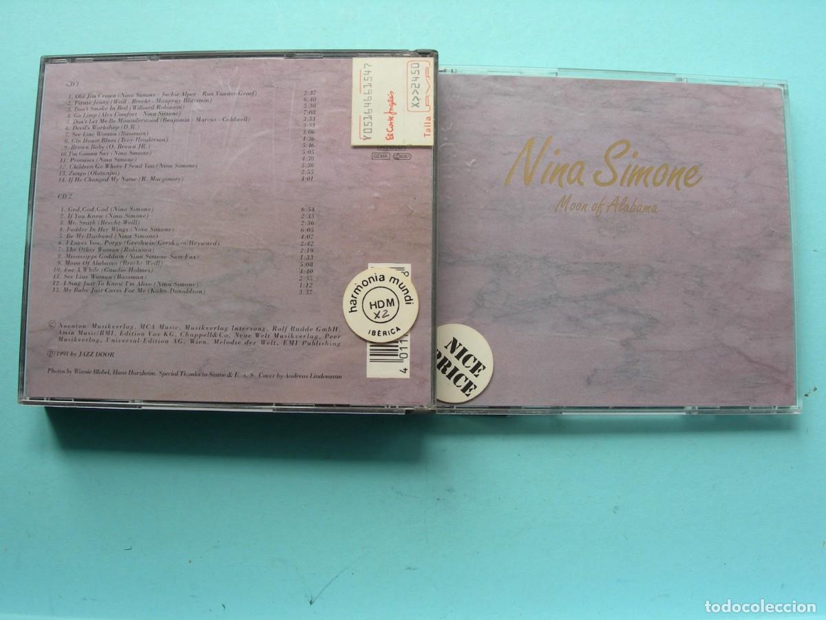 Musik-CDs: NINA SIMONE / MOON OF ALABAMA / 2 CDS / 17 TEMAS /JAZZ / COLECCI&Oacute;N PARTICULAR