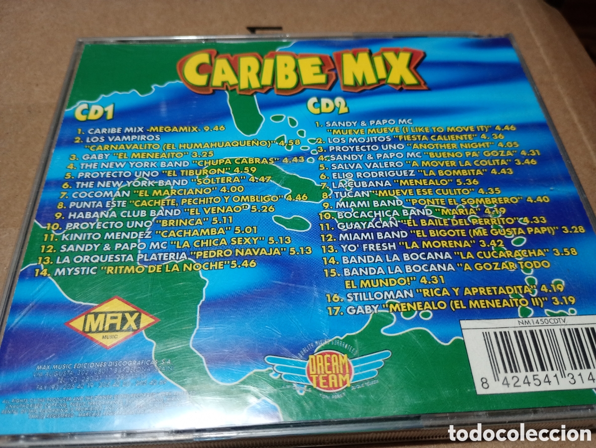 CDs de m&uacute;sica: Caribe mix CD 2 discos - Foto 2