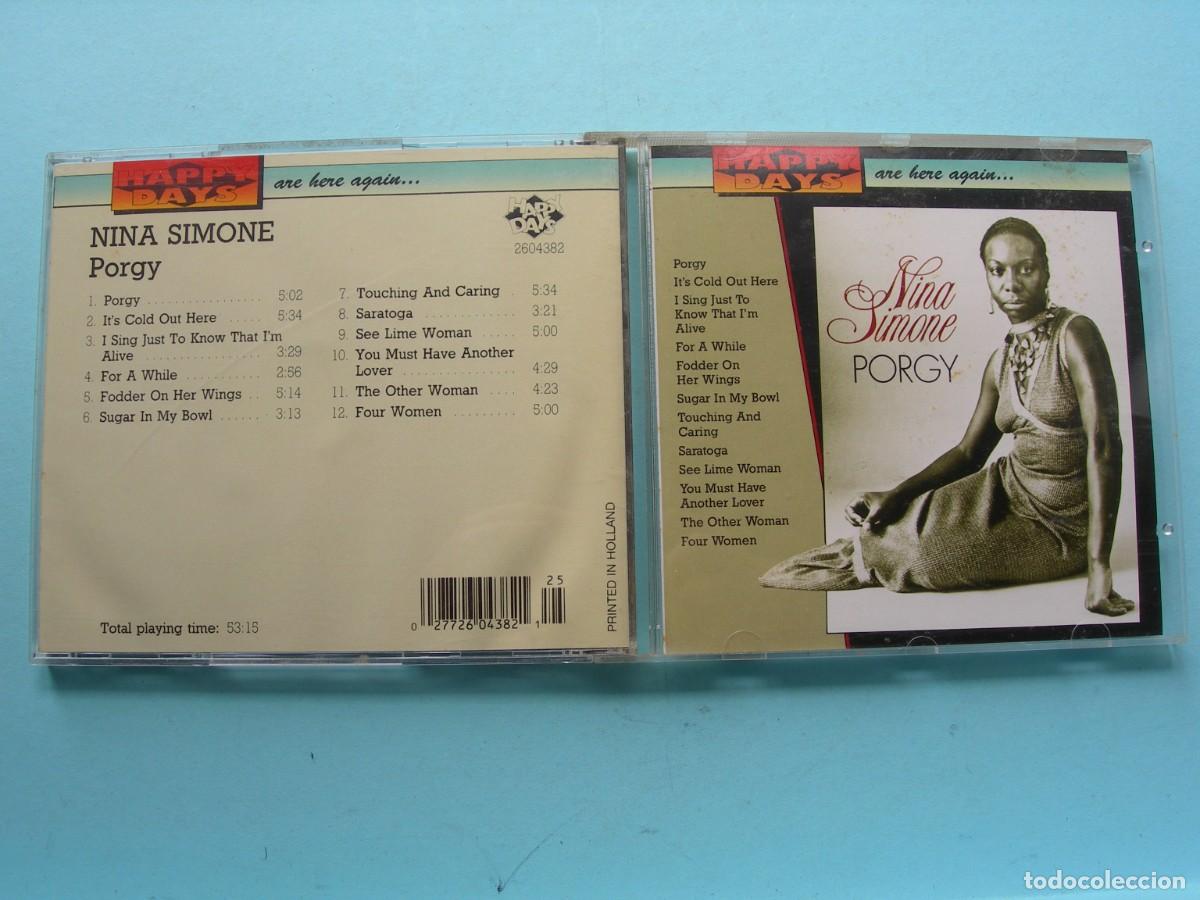 CDs de M&uacute;sica: NINA SIMONE / PORGY / CD / 12 TEMAS / JAZZ / COLECCI&Oacute;N PARTICULAR