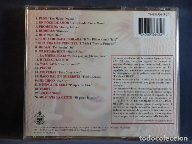 CDs de m&uacute;sica: KARINA &ndash; LOS EPS ORIGINALES VOL.1 - CD - Foto 2