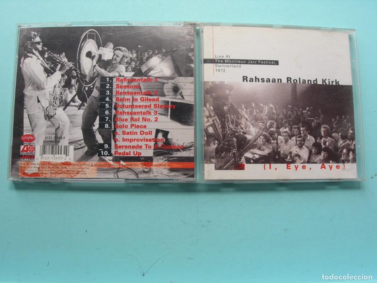 CDs de M&uacute;sica: RAHSAAN ROLAND KIRK / I, EYE, EYE / CD / 10 TEMAS / JAZZ / COLECCI&Oacute;N PARTICULAR
