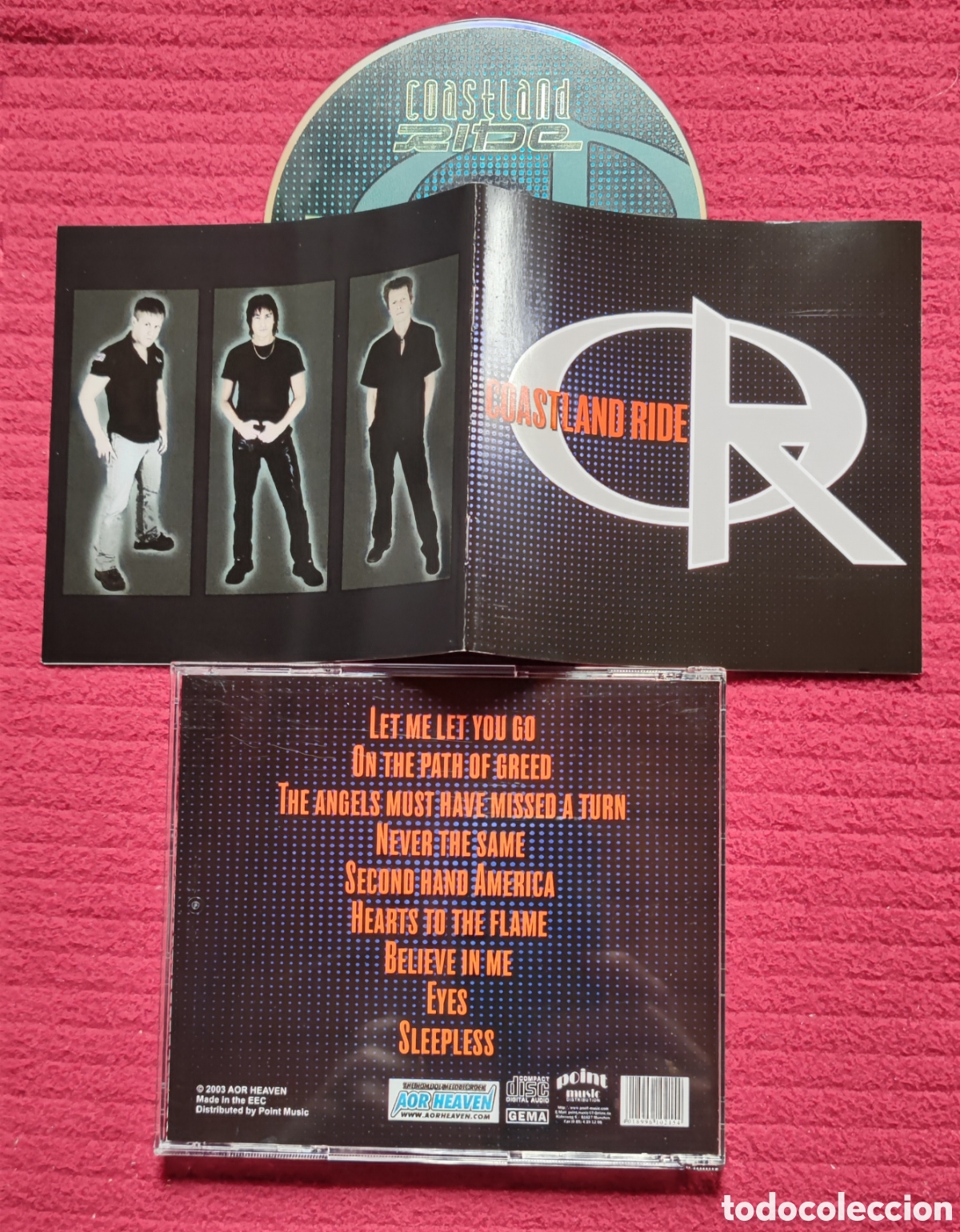 CDs de M&uacute;sica: COASTLAND RIDE: s/t. Cd Aor West Coast. 2003 AOR HEAVEN. Raro.