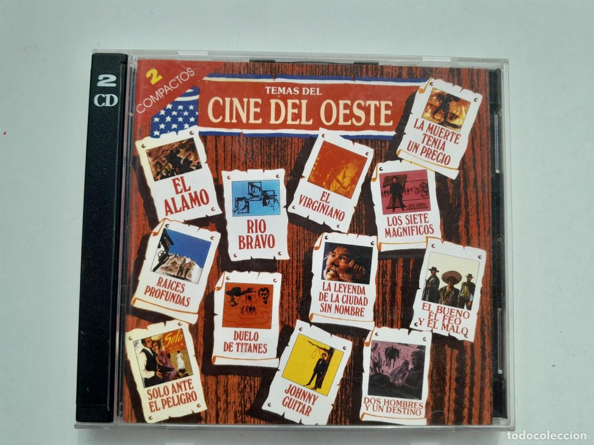 CDs de M&uacute;sica: 2 CDs Temas Del Cine Del Oeste bandas sonoras Morricone Bernstein