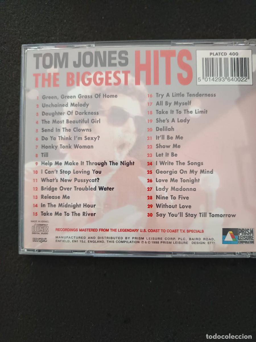 CDs de m&uacute;sica: TOM JONES. THE BIGGEST HITS - Foto 2