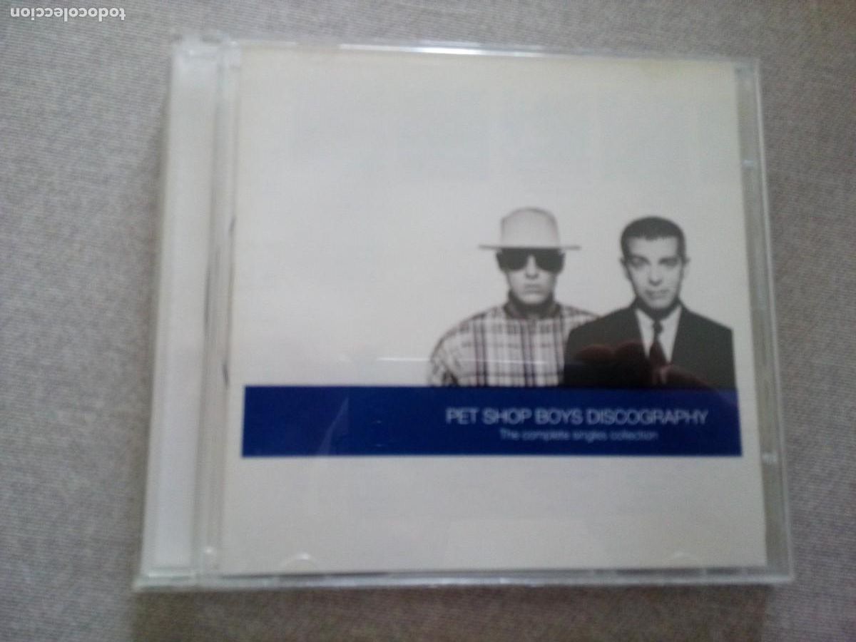 CDs de M&uacute;sica: PET SHOP BOYS DISCOGRAPHY THE COMPLETE SINGLES COLLECTION CD