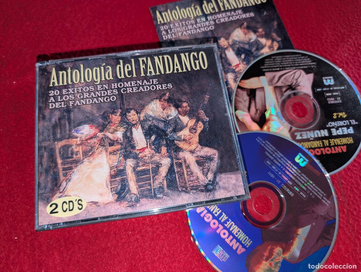 CDs de M&uacute;sica: PEPE NU&Ntilde;EZ El Lore&ntilde;o ANTOLOGIA DEL FANDANGO Vol.1+Vol.2 2CD 1998 Musivoz RARO