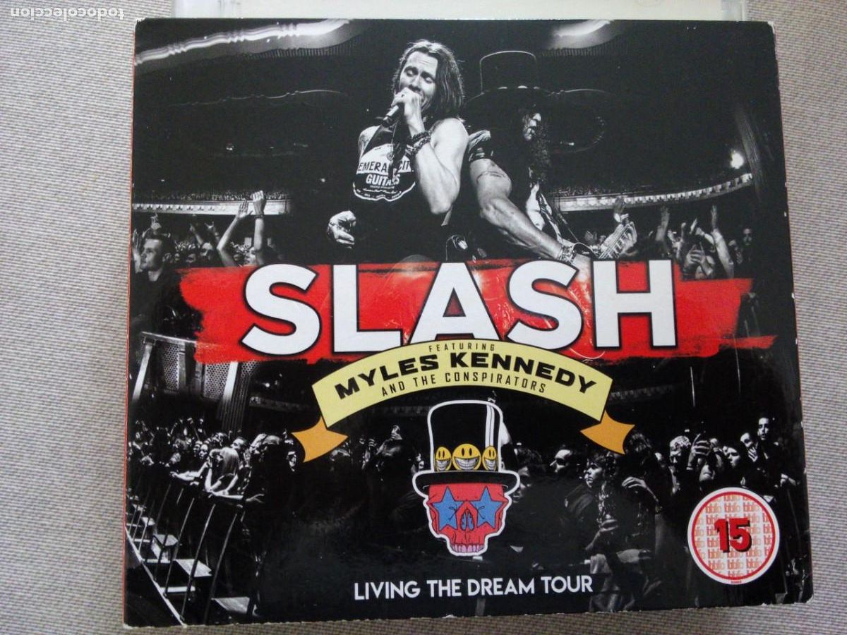 CDs de M&uacute;sica: Slash - Featuring Myles Kennedy And The Conspirators &lrm;&ndash; Living The Dream Tour 2XCDS+DVD