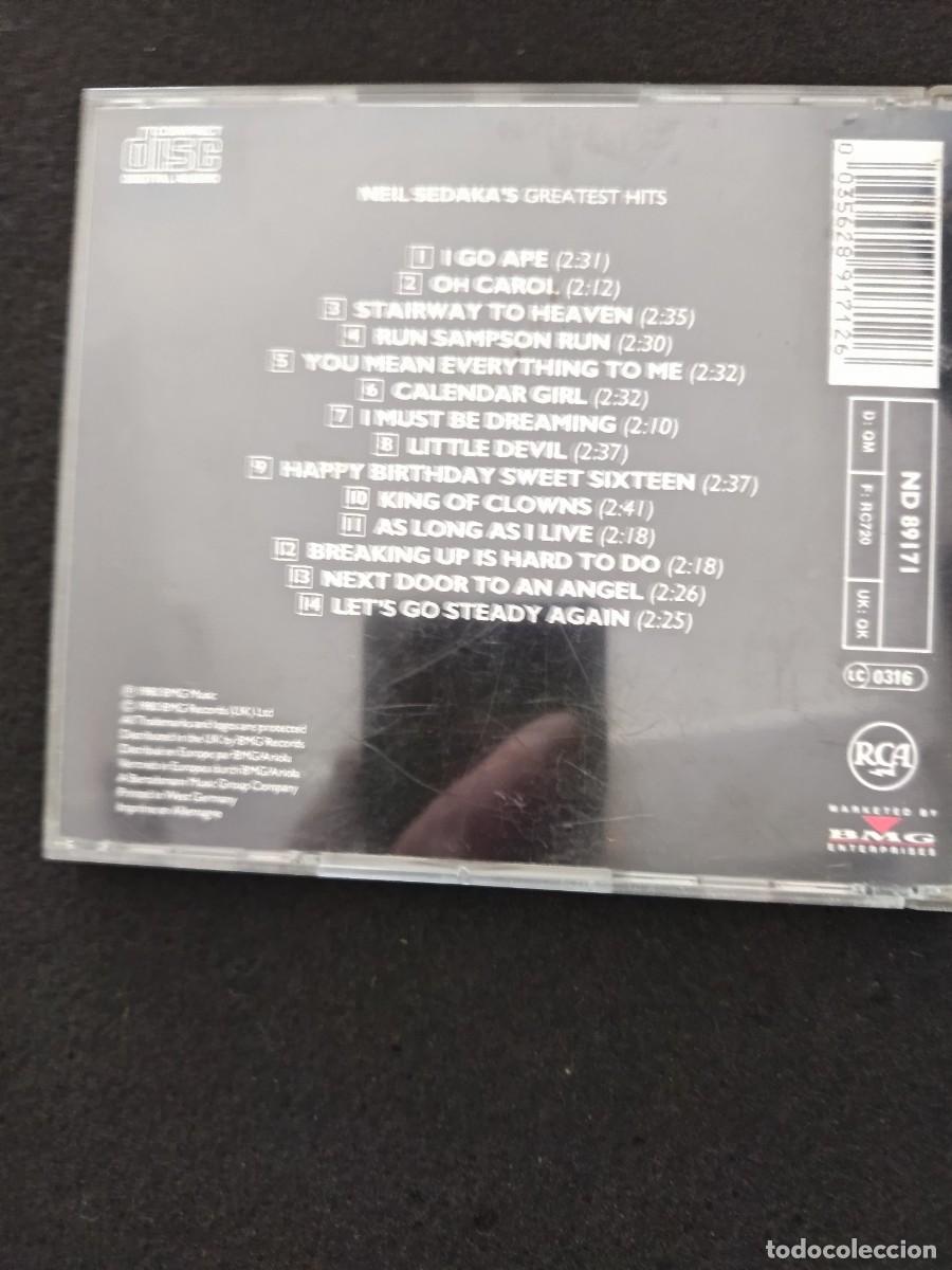CDs de m&uacute;sica: NEIL SEDAKAS GREATEST HITS - Foto 2