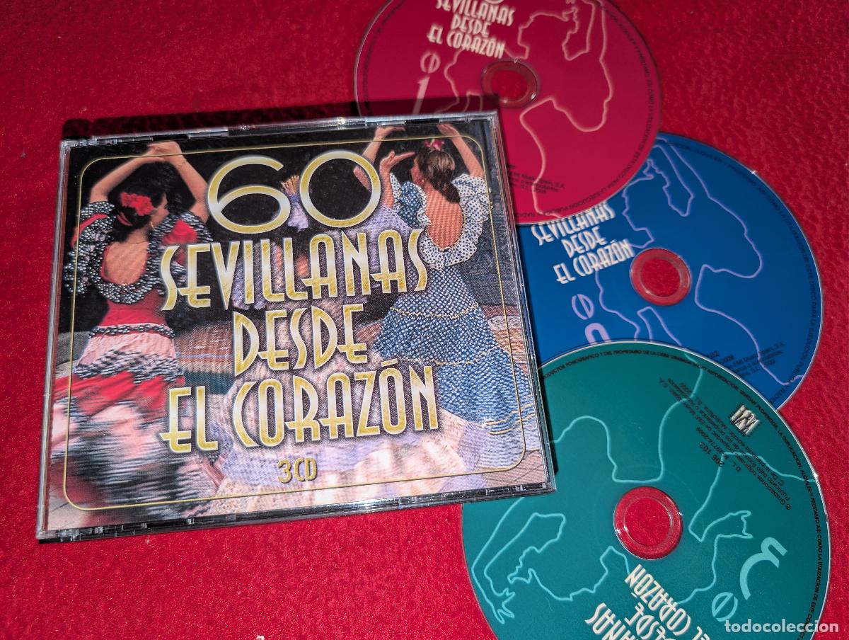 CDs de M&uacute;sica: 60 SEVILLANAS DESDE EL CORAZON 3CD 2009 EMI