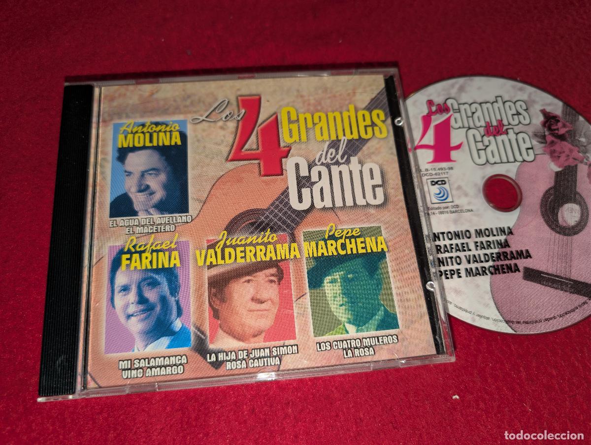 CDs de M&uacute;sica: LOS CUATRO 4 GRANDES DEL CANTE Molina+Farina+Valderrama+Marchena CD 1998 DCD