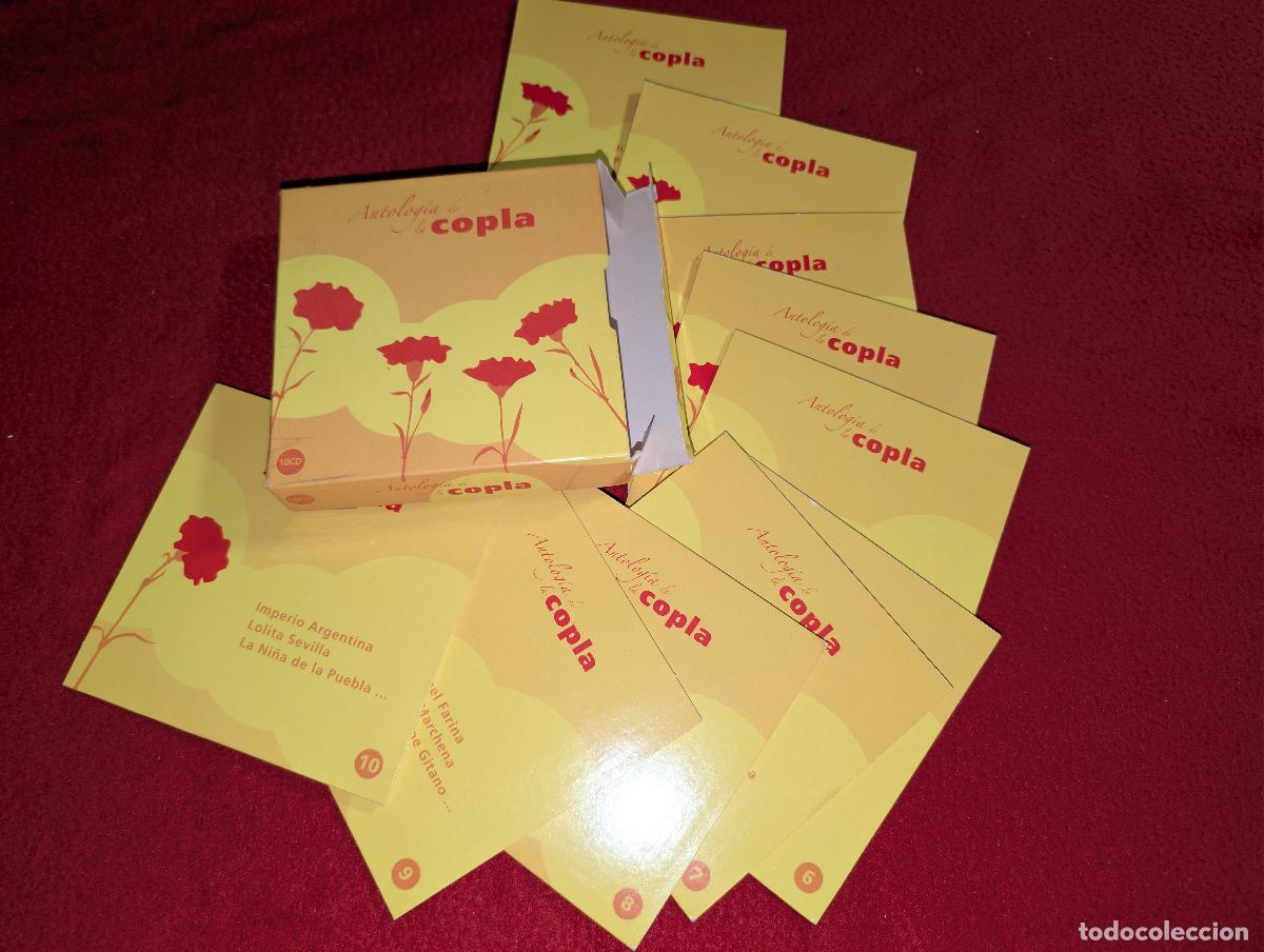 CDs de M&uacute;sica: ANTOLOGIA DE LA COPLA 10CD 2010 Popular BOX CAJA