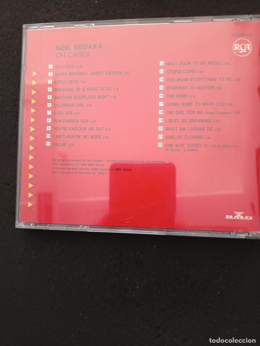 CDs de m&uacute;sica: NEIL SEDAKA. OH, CAROL - Foto 2