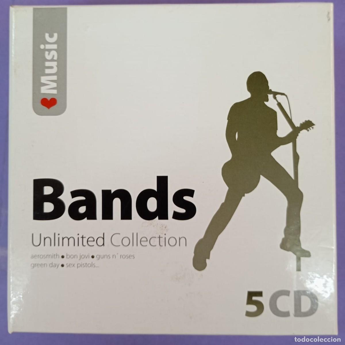 CDs de M&uacute;sica: Bands. 5 CD. Unlimited Collection (Guns and Roses, Green Day, Sex Pistols, Aerosmith, Bon Jovi)