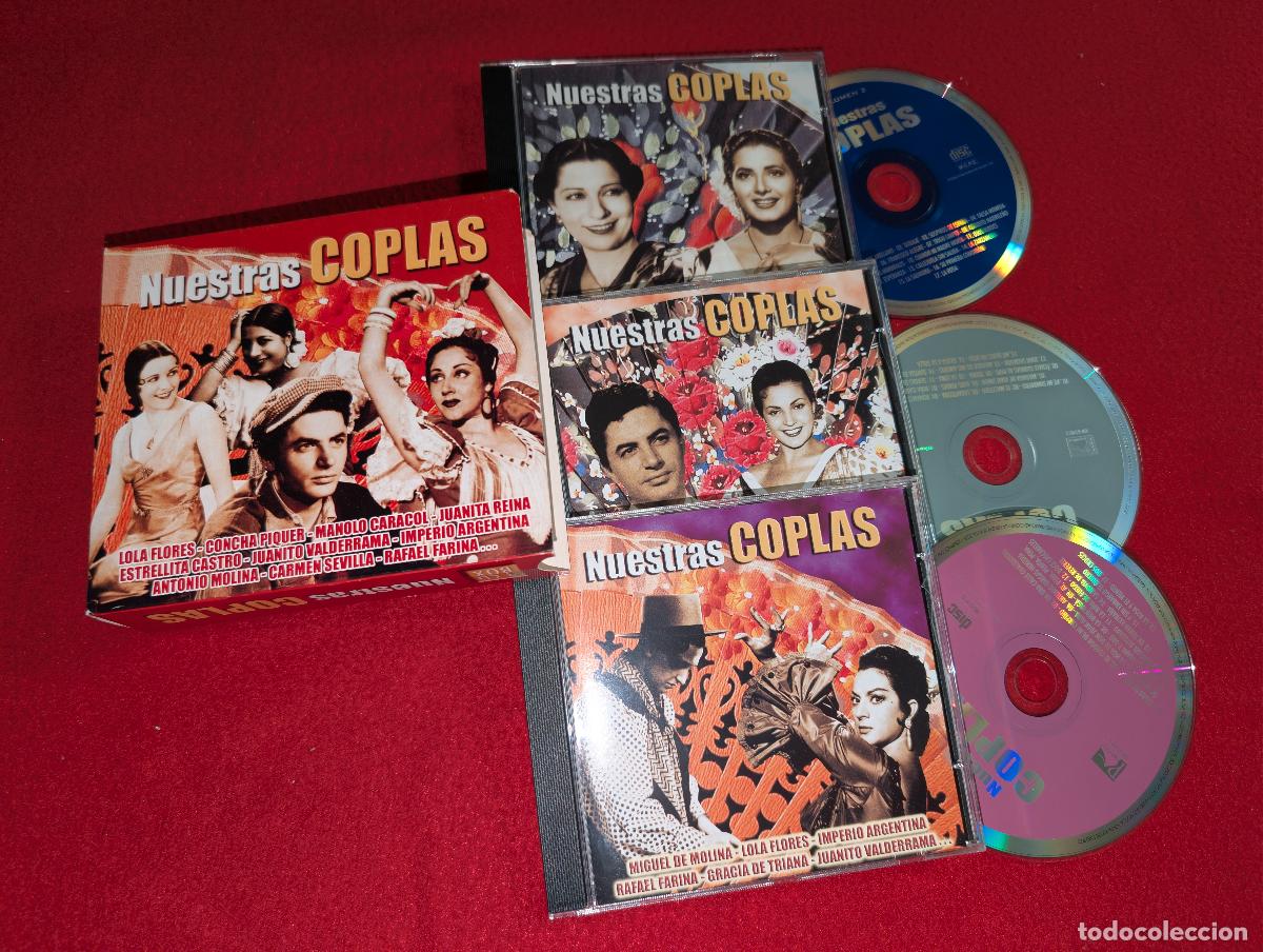 CDs de M&uacute;sica: NUESTRAS COPLAS 3CD BOX CAJA 50 CANCIONES