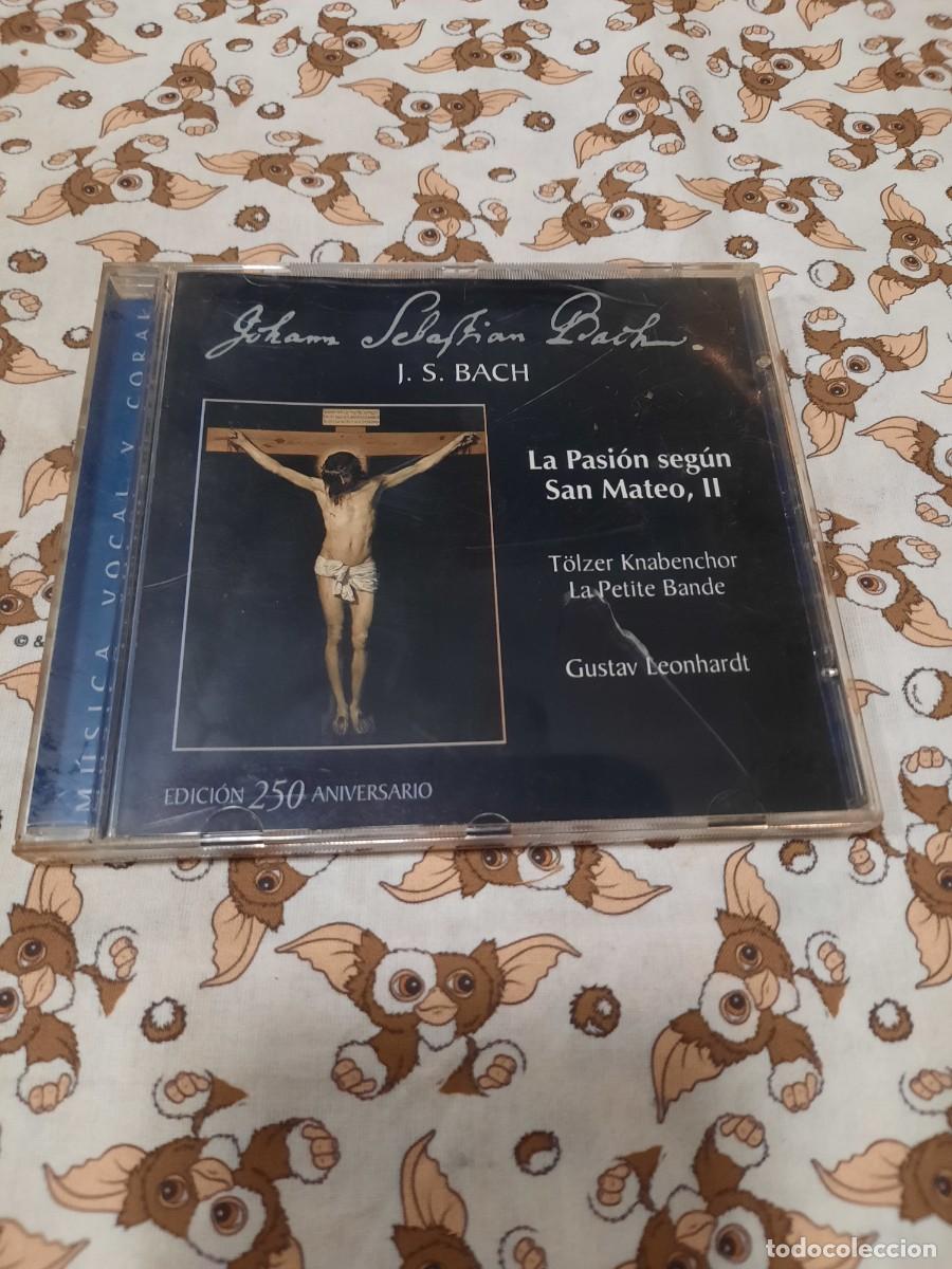 CDs de M&uacute;sica: CD MUSICA J. S. Bach &ndash; La Pasi&oacute;n Seg&uacute;n San Mateo, II