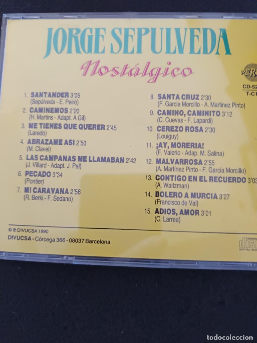 CDs de m&uacute;sica: NOST&Aacute;LGICO JORGE SEP&Uacute;LVEDA. VOL.2 - Foto 2