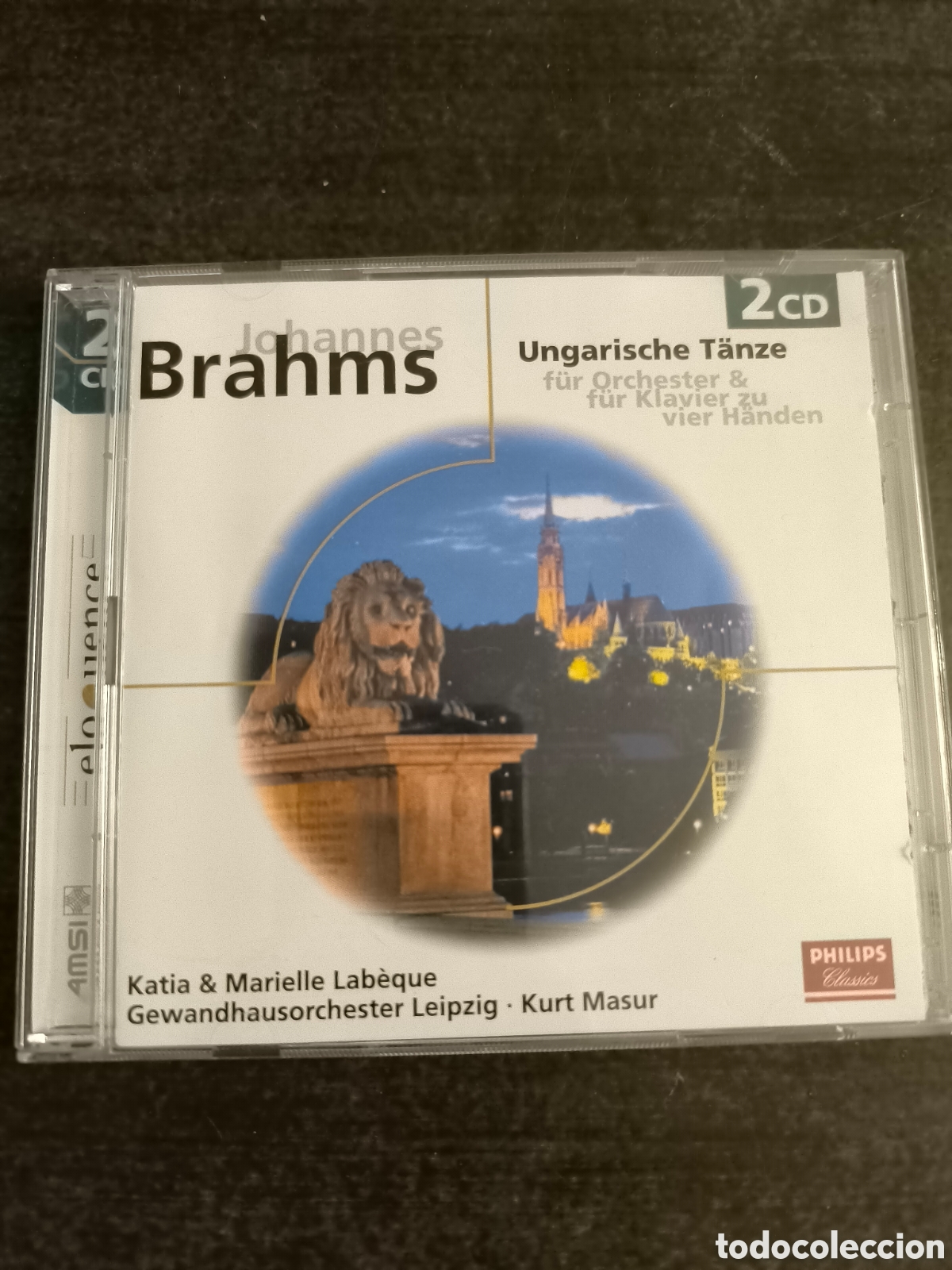 CDs de M&uacute;sica: Brahms: Danzas H&uacute;ngaras (2 CD) - Katia & Marielle Lab&egrave;que / Kurt Masur