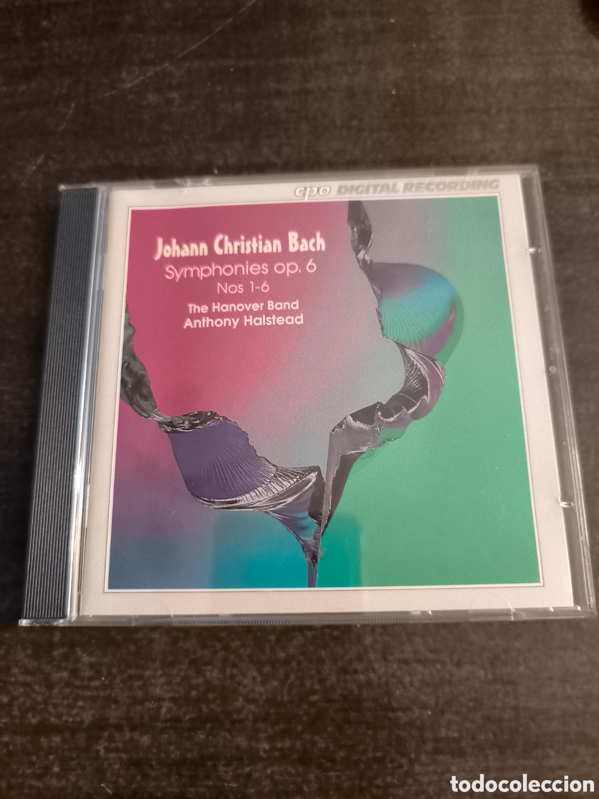 CDs de M&uacute;sica: J.C. Bach: Symphonies Op. 6 (Nos 1-6) - The Hanover Band / Halstead (cpo)