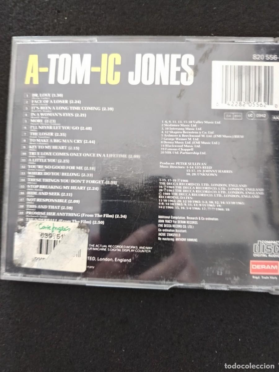 CDs de m&uacute;sica: A-TOM-IC JONES. 1 CD. - Foto 2