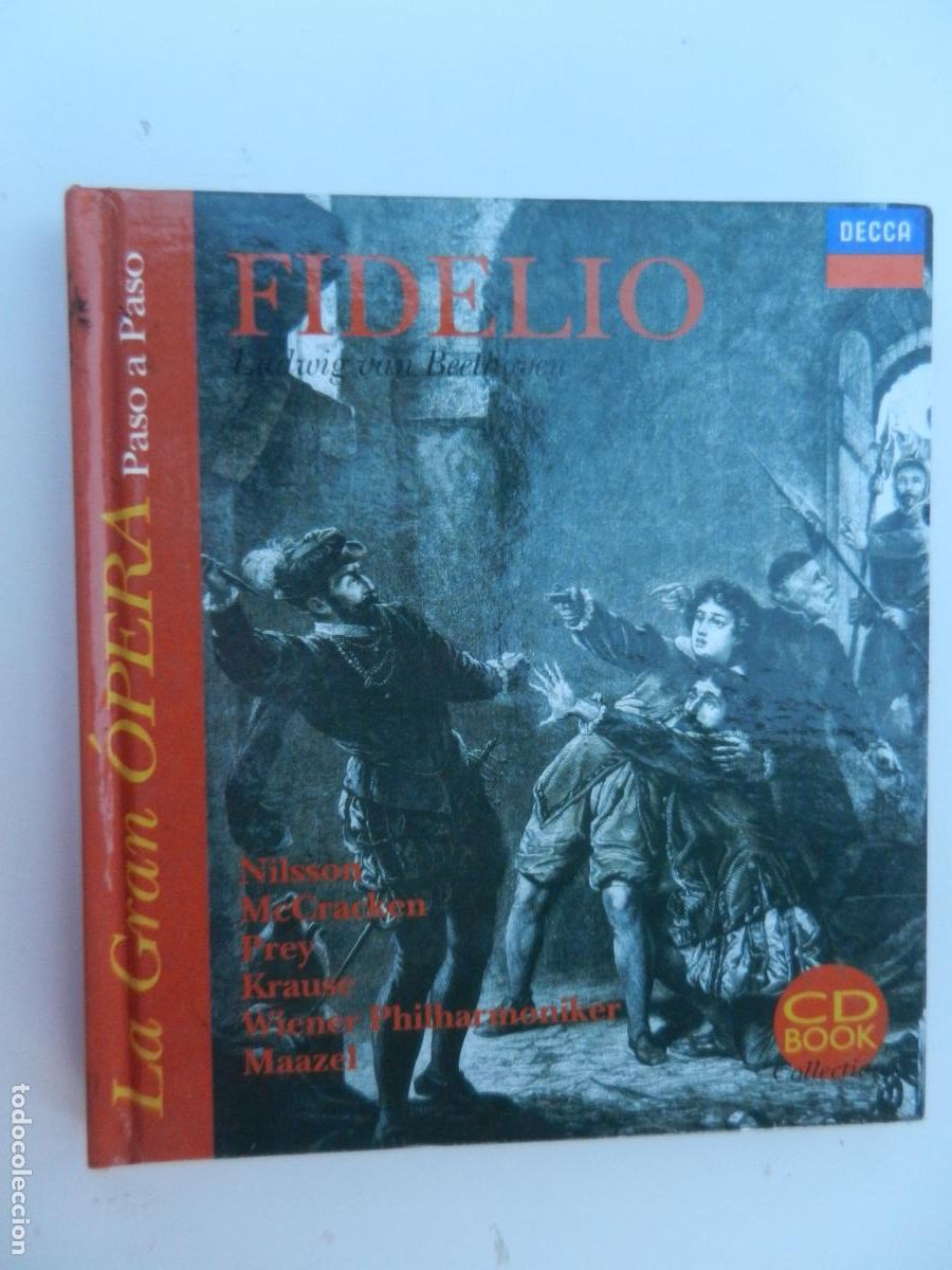 CDs de M&uacute;sica: FIDELIO - BEETHOVEN - CD BOOK COLLECTION - LA GRAN &Oacute;PERA PASO A PASO - EDILIBRO 1998.
