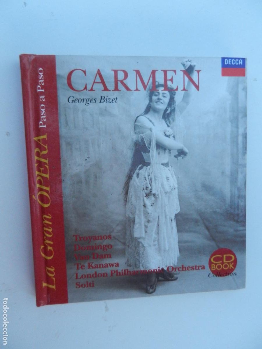CDs de M&uacute;sica: CARMEN - BIZET - CD BOOK COLLECTION - LA GRAN &Oacute;PERA PASO A PASO - EDILIBRO 1998.