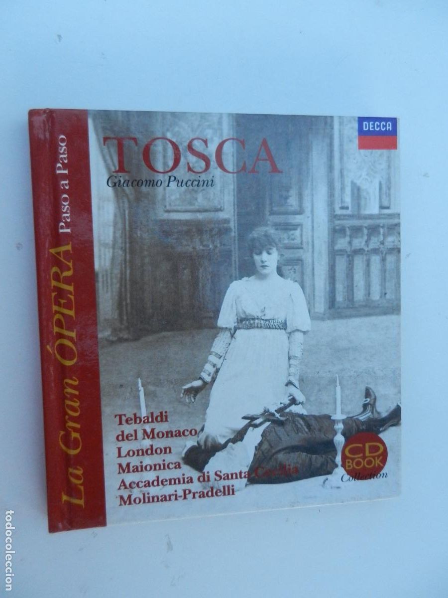 CDs de M&uacute;sica: TOSCA - PUCCINI - CD BOOK COLLECTION - LA GRAN &Oacute;PERA PASO A PASO - EDILIBRO 1998.