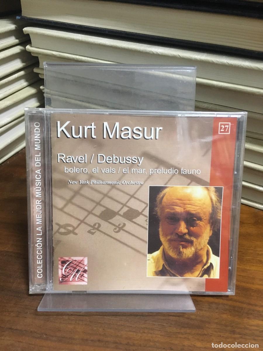 CDs de M&uacute;sica: Bolero, El Vals / El Mar, Preludio a la siesta de un fauno (Ravel / Debussy) Kurt Masur / New York