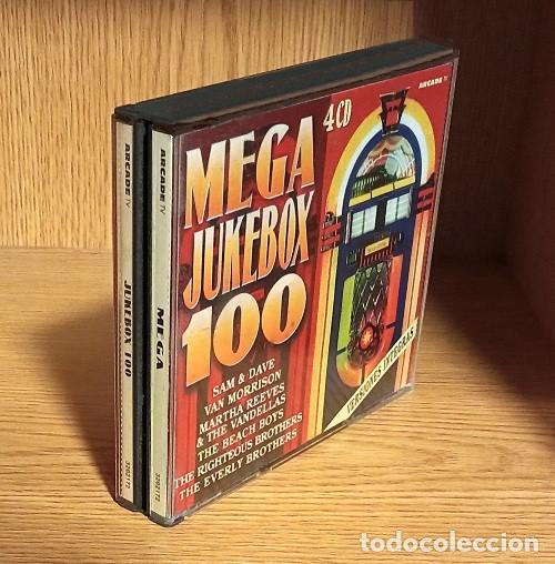 CDs de M&uacute;sica: [4 CDS SET BOX]. MEGA JUKEBOX 100. VERSIONES INTEGRAS. VAN MORRISON. DRIFTERS. EQUALS Y OTROS