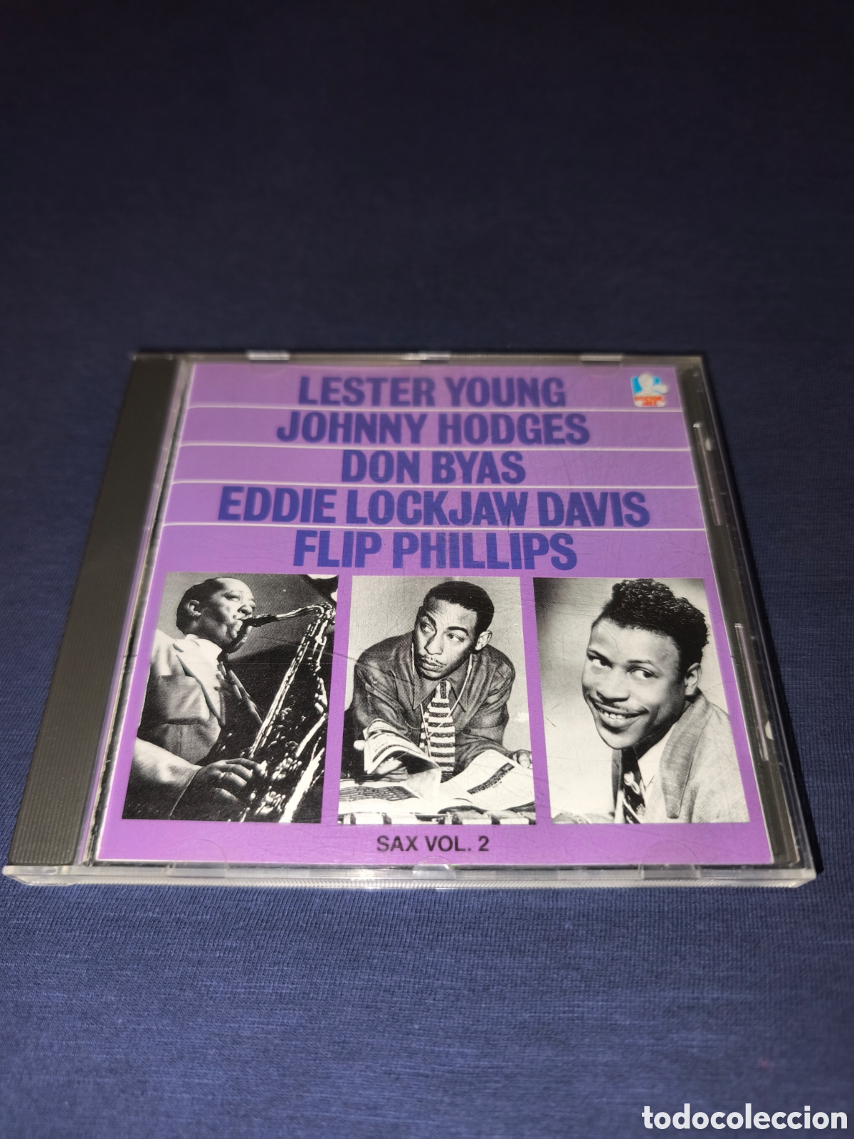 Music CDs: Sax vol.2 Lester Young Johnny Hodges