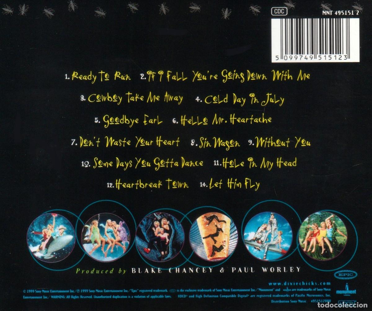 CDs de m&uacute;sica: DIXIE CHICKS. FLY. CD. - Foto 2