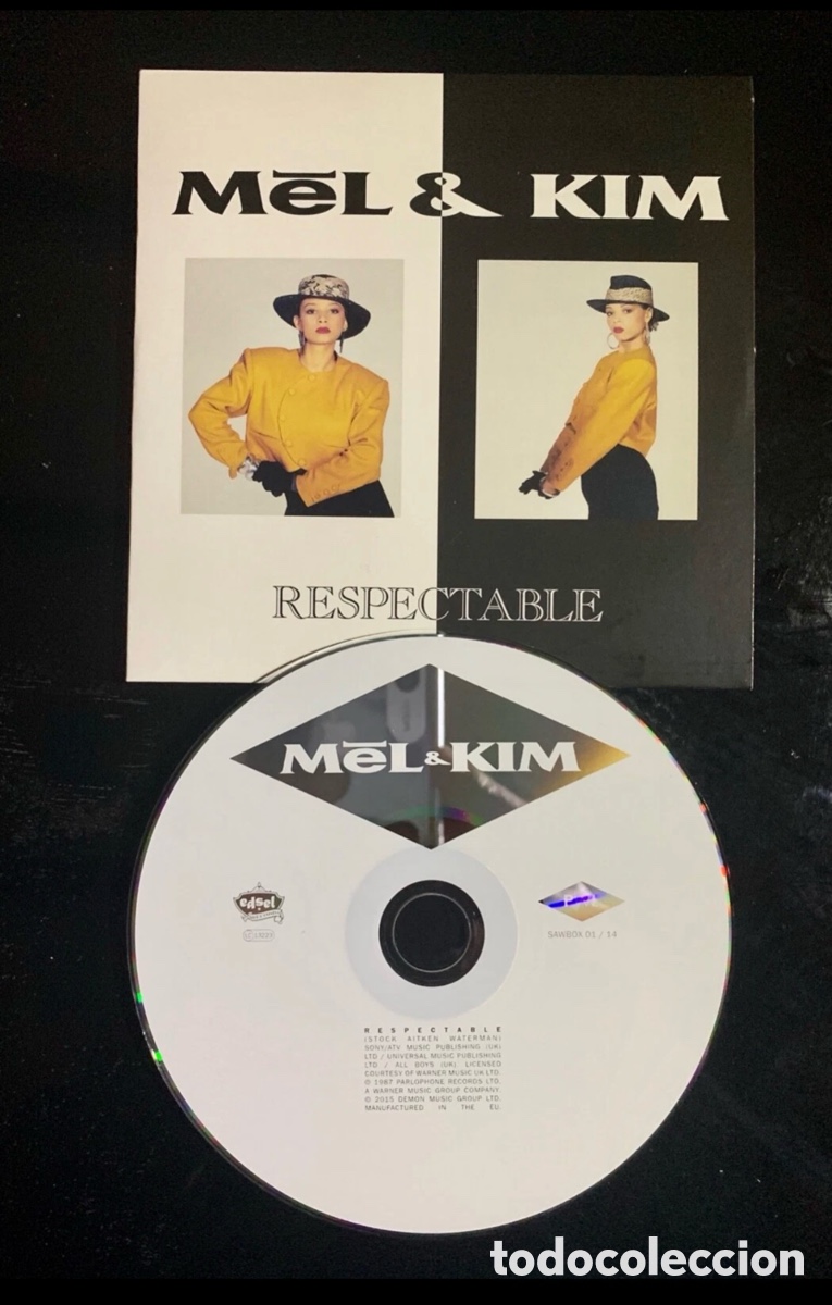 CDs de m&uacute;sica: MEL & KIM MEL and KIM CD MAXI RESPECTABLE 9 Versiones - Foto 1