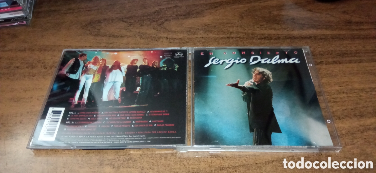 Musik-CDs: SERGIO DALMA EN CONCIERTO (2CD 1996)