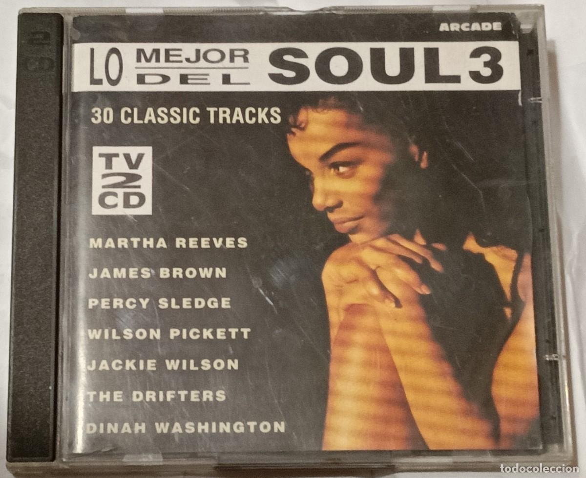 CDs de M&uacute;sica: LO MEJOR DEL SOUL Martha Reeves James Brown Percy Sledge Wilson Pickett Jackie wilson Drifters 2 CD