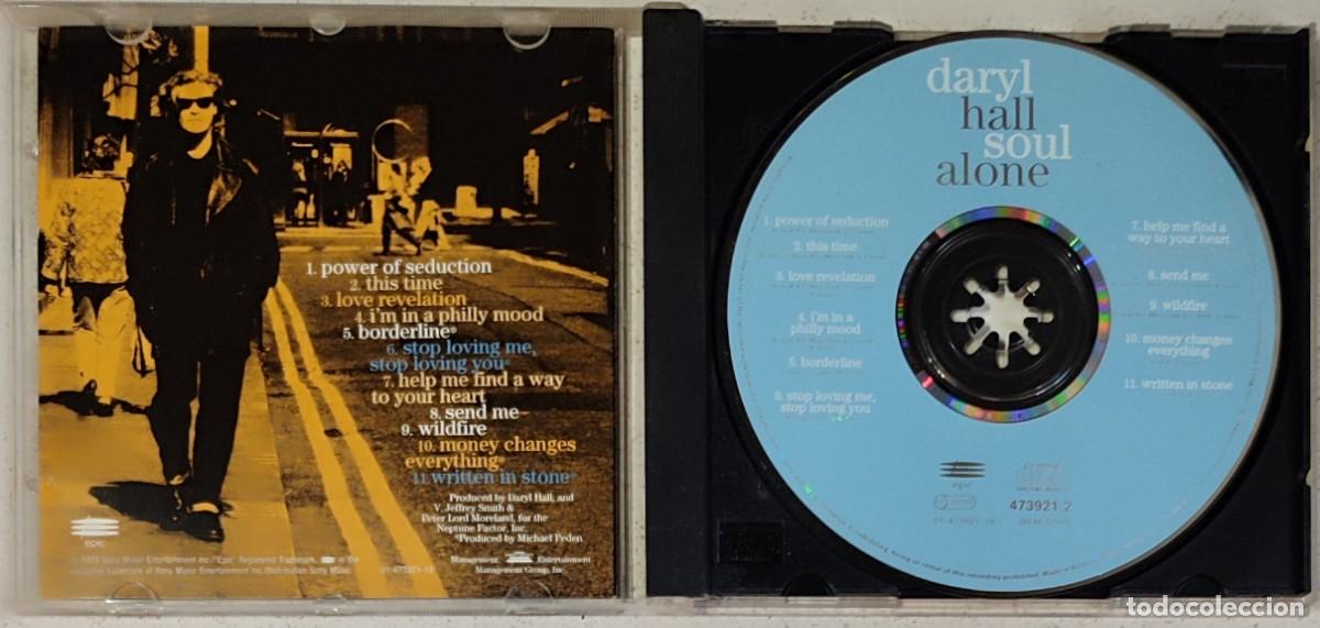 CDs de m&uacute;sica: DARYL HALL -SOUL ALONE (CD) 1993 - 11 TEMAS - Foto 2