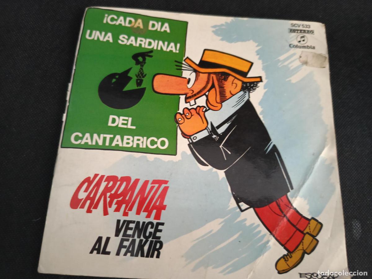 CDs de M&uacute;sica: CARPANTA VENCE AL FAKIR vinilo single / tebeo