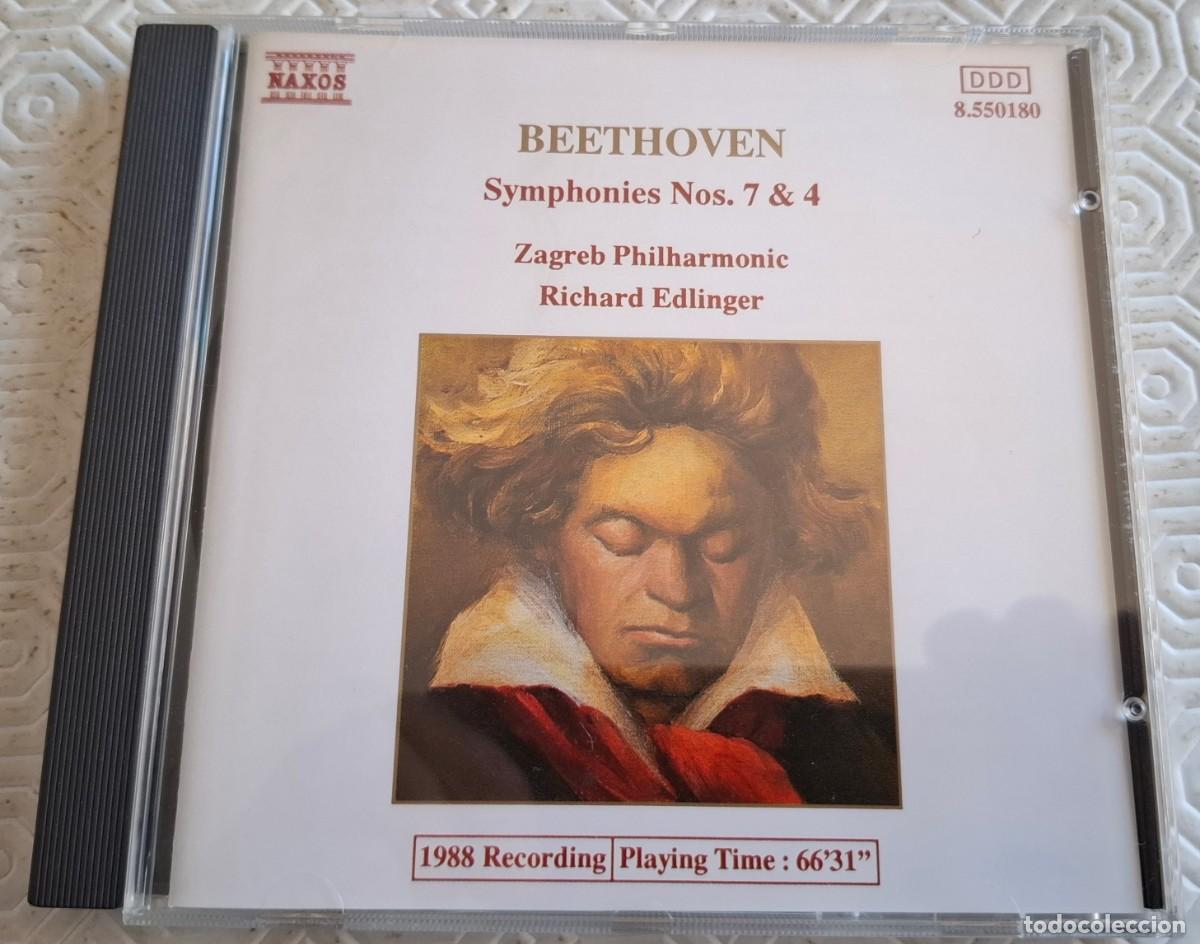 CDs de M&uacute;sica: Symphonies Nos. 7 & 4 - Beethoven