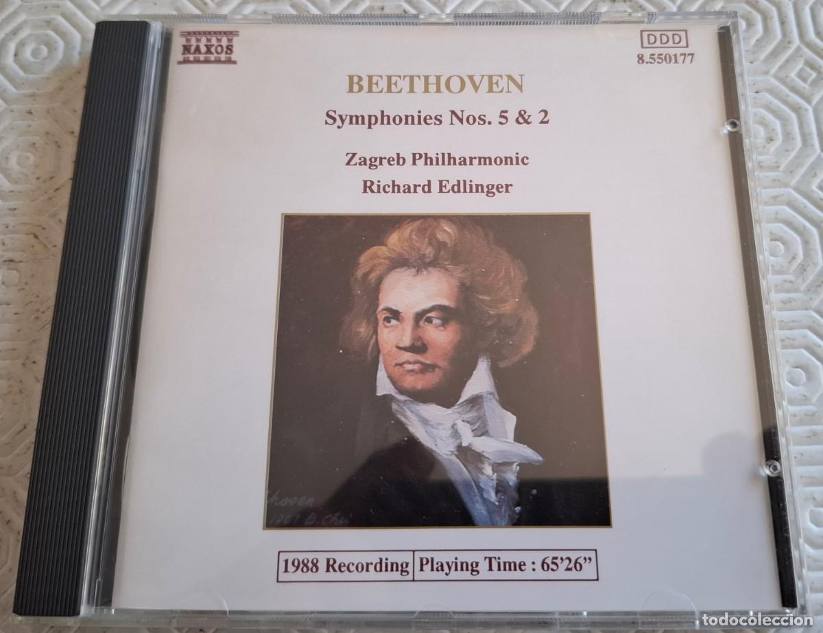 CDs de M&uacute;sica: Symphonies Nos. 5 & 2 - Beethoven