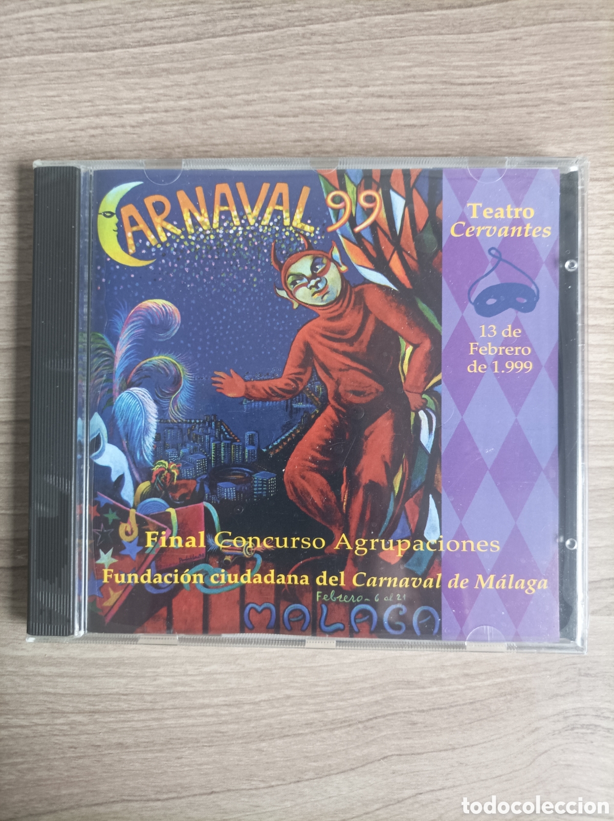 CDs de M&uacute;sica: Precintado CD Carnaval '99 M&aacute;laga Final Concurso de Agrupaciones