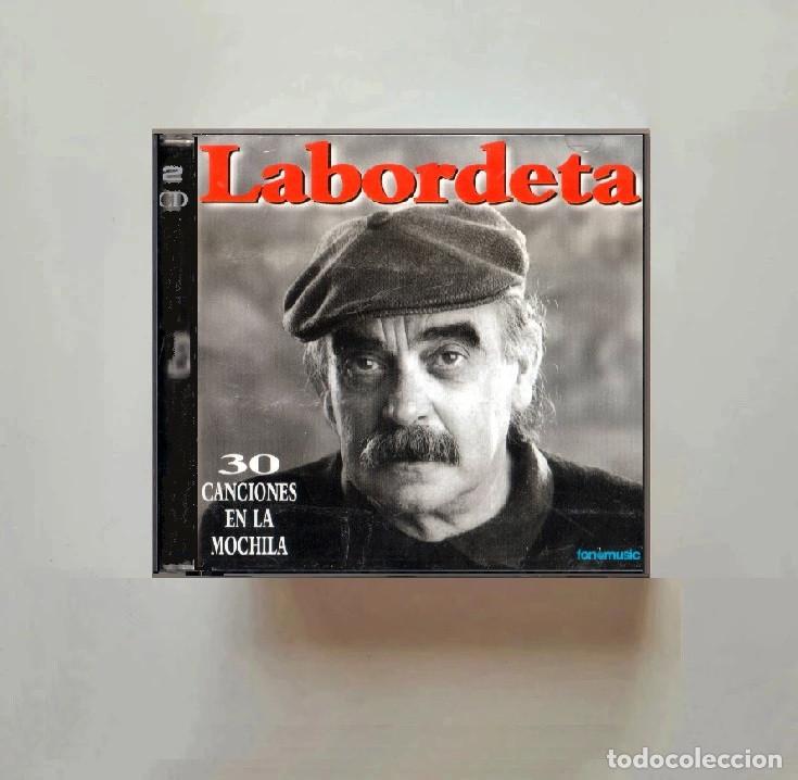 CDs de M&uacute;sica: [DOBLE CD PRECINTADO]. LABORDETA. 30 CANCIONES EN LA MOCHILA. RECOPILATORIO. CD.