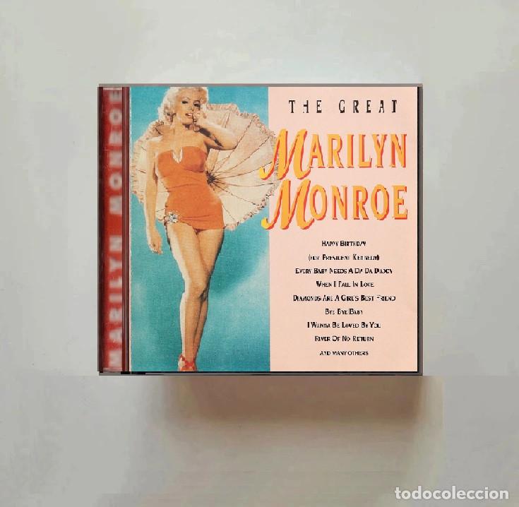Music CDs: MARILYN MONROE. THE GREAT. CD.