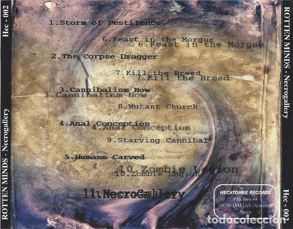 CDs de m&uacute;sica: Rotten Minds &ndash; Necrogallery - CD - Foto 2