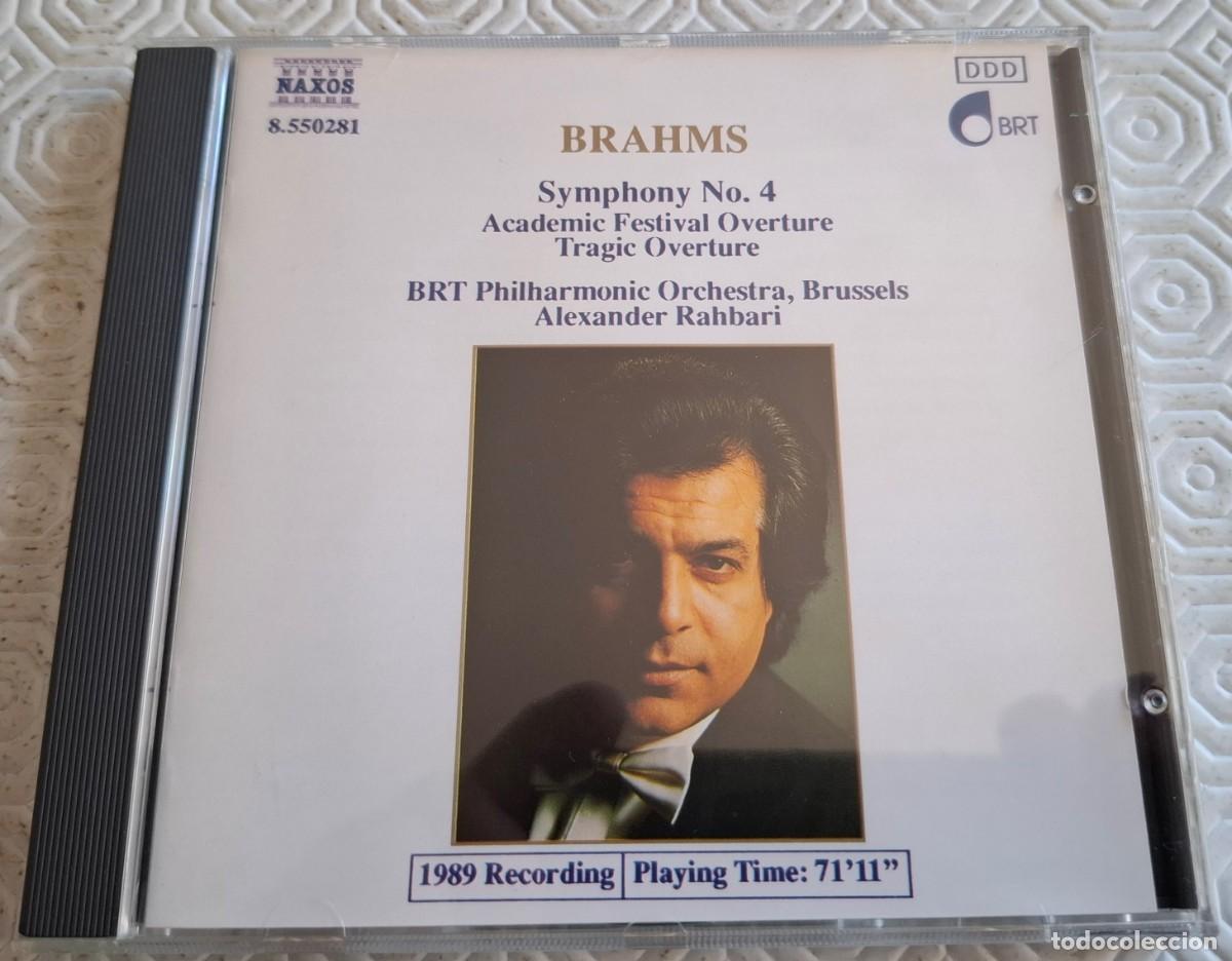 CDs de M&uacute;sica: Simphony No. 4 - Academic Festival Overture - Tragic Overture - Brahms