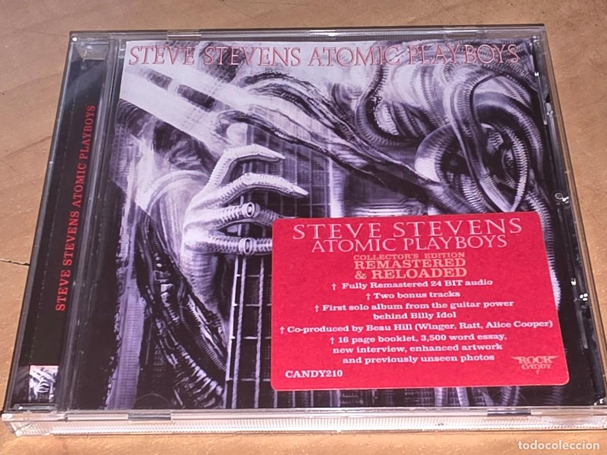 CDs de M&uacute;sica: STEVE STEVENS CD Atomic Playboys,1989+2 Bonus Hard Rock, Rock Candy 2013-Motley Crue-Badlands-Dokken